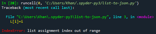 What Does Indexerror List Assignment Index Out Of Range Mean