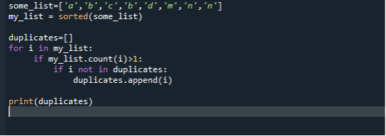 P edv dat Perfervid Spir la Check List For Duplicates Python V hodn 