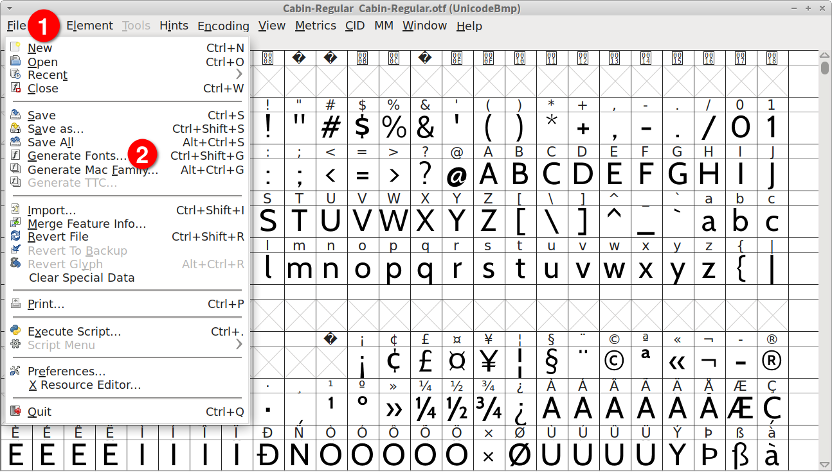 How To Convert Fonts To Ttf And Otf Formats In Linux 3885