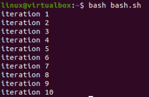 Bash For Loop 1 to 10 – Linux Hint