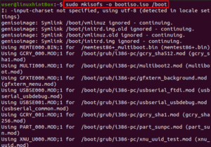 Mkisofs linux как сделать iso