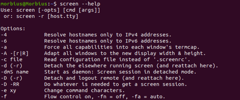 screen linux scroll back