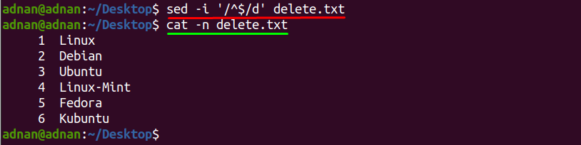 how-to-delete-empty-lines-using-sed