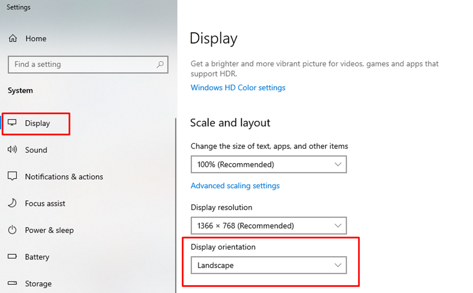 dell monitor screen rotation