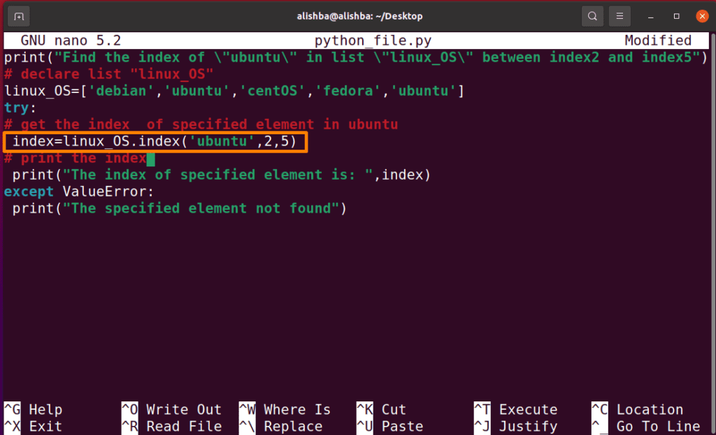 How to Get the Position of Element in a List in Python