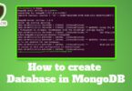 How to create Database in MongoDB