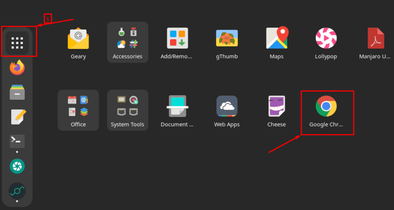 Как установить google chrome на manjaro