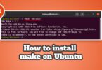 How to install make on Ubuntu