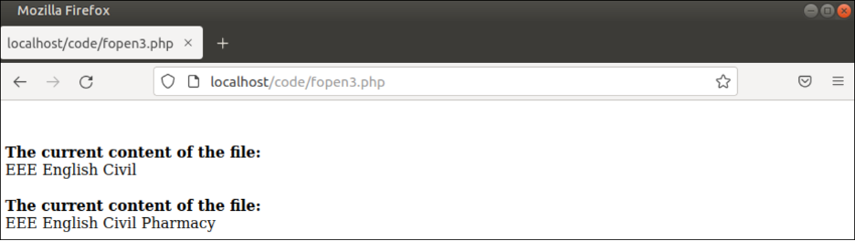 Php fopen удалить файл