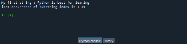 how-to-find-index-of-last-occurrence-of-substring-in-python-string