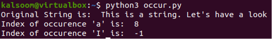 Python Find First Occurrence in String | DevsDay.ru