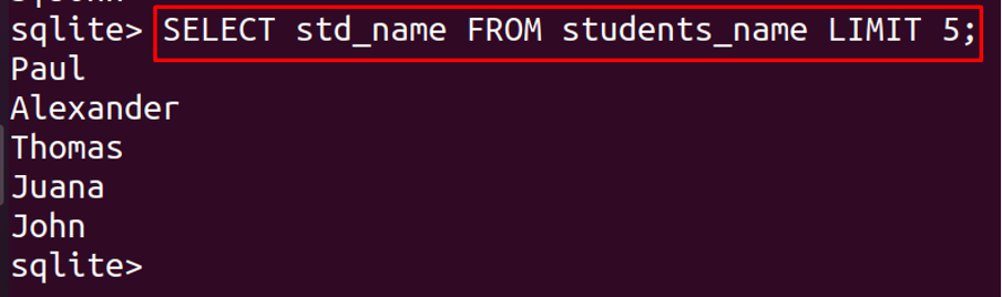 how-to-use-limit-clause-in-sqlite