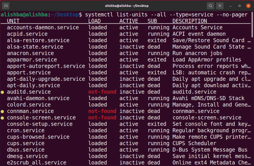 how-to-list-services-in-ubuntu