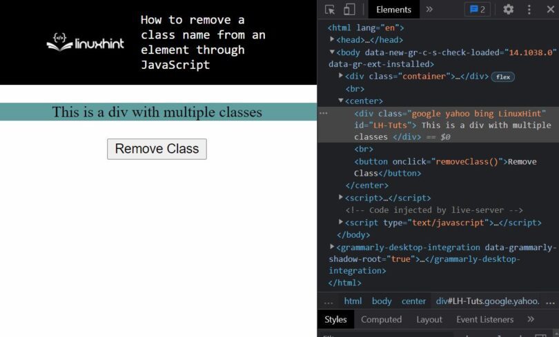 how-to-remove-a-class-name-from-an-element-through-javascript