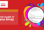 Find Length of Java Array