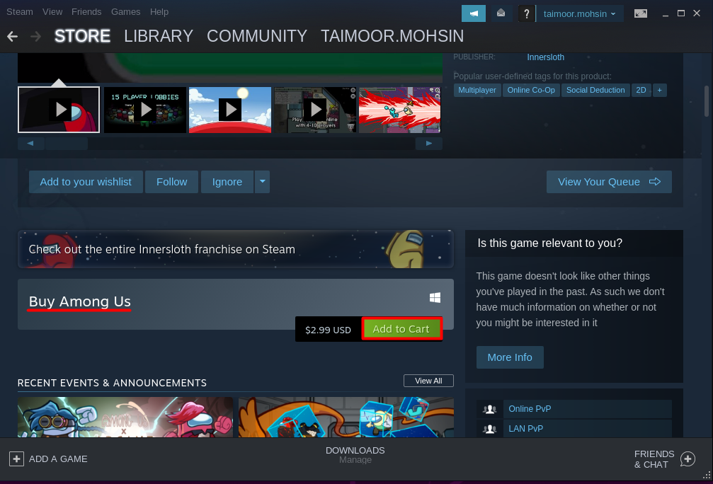 Steam Franchise: Innersloth