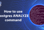 How to use Postgres ANALYZE command