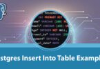 Postgres Insert Into Table Examples