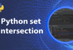 Python set intersection