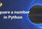 Square a number in Python