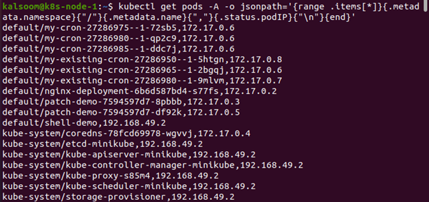 kubernetes-jsonpath-with-examples