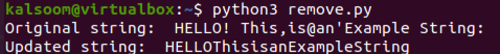 Python remove symbols