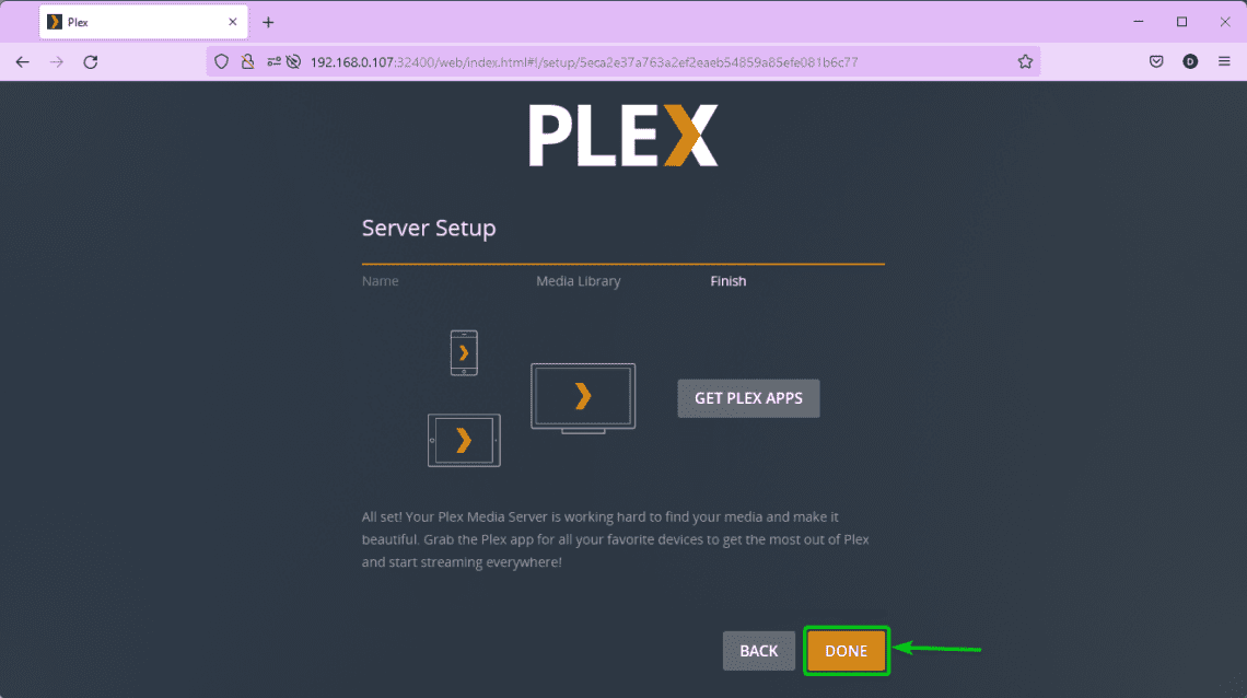 Install Plex on Raspberry Pi 4