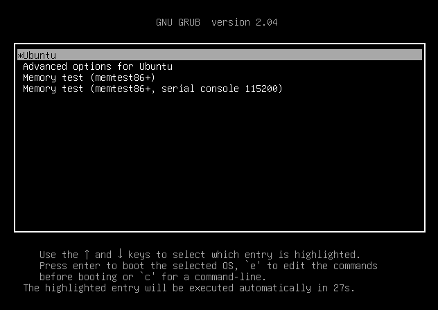 install linux from grub on usb