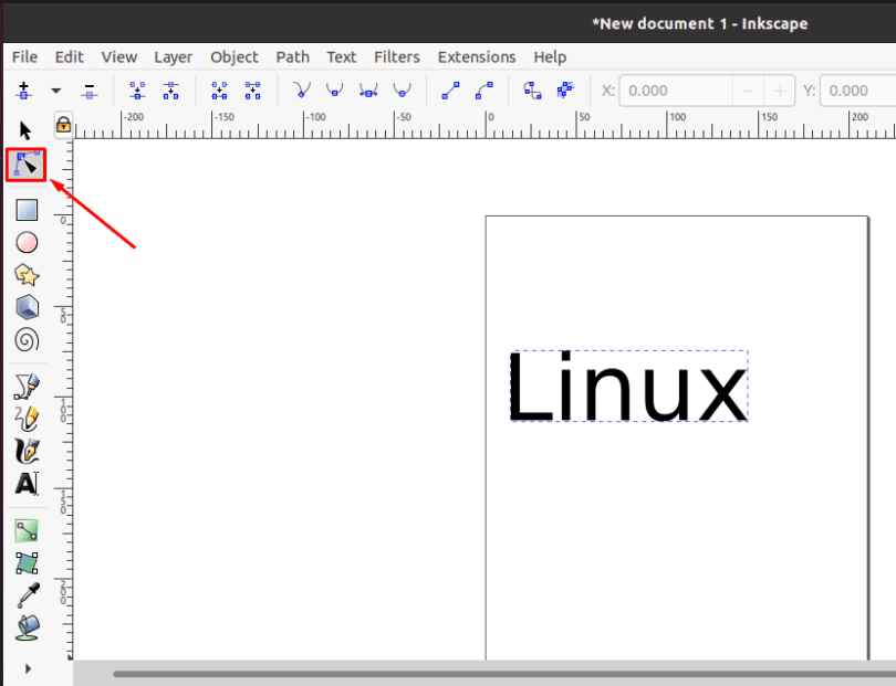 How to convert text to path in Inkscape