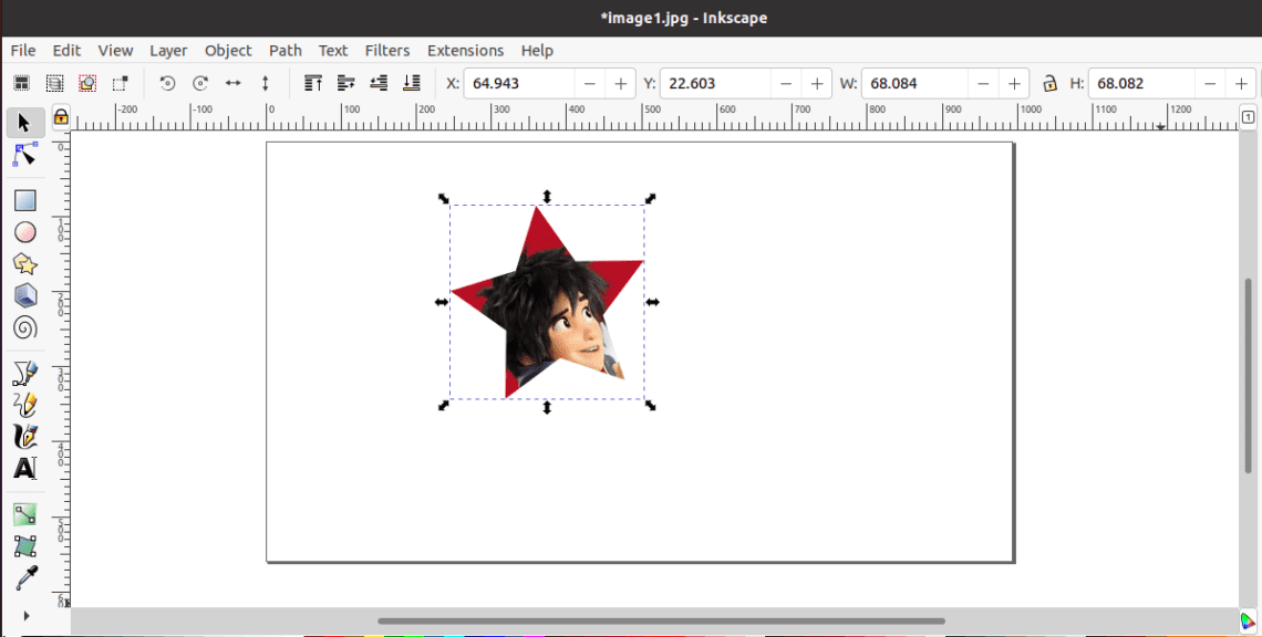  how to crop image in inkscape 