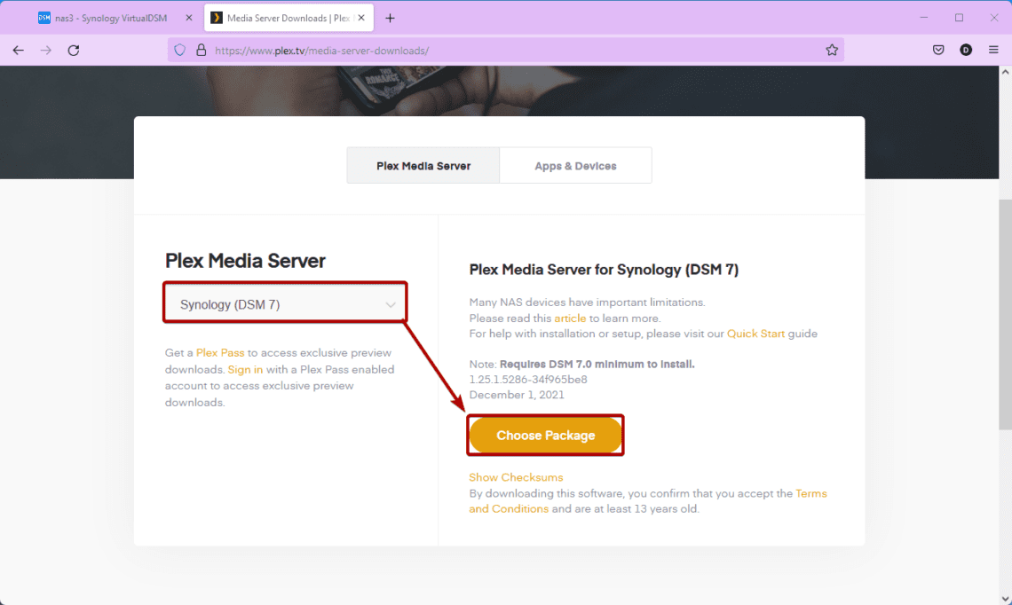 plex media server synology plex media server synology