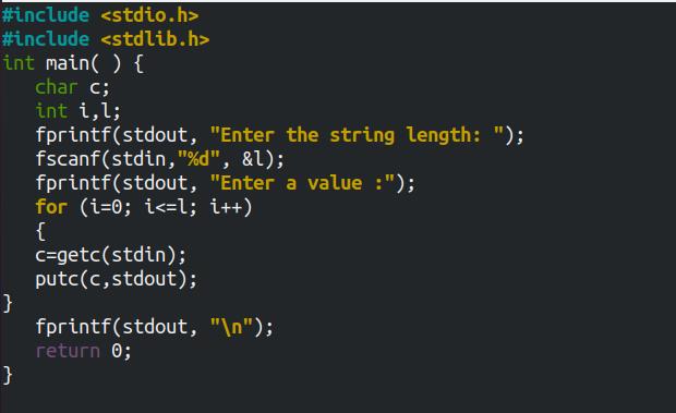 How to read lines from stdin in C programming