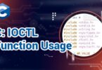 C: IOCTL Function Usage