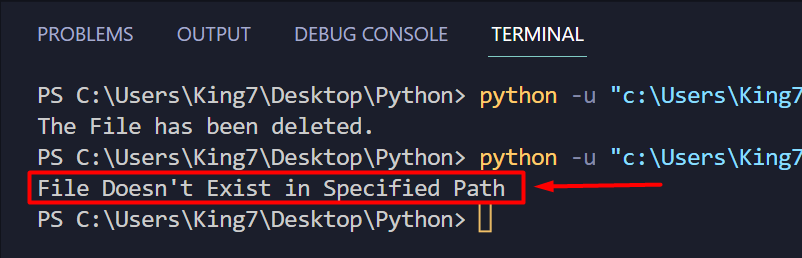 Python Delete File If Exists
