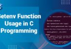 Getenv Function Usage in C Programming