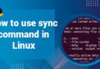 How to use sync command in Linux