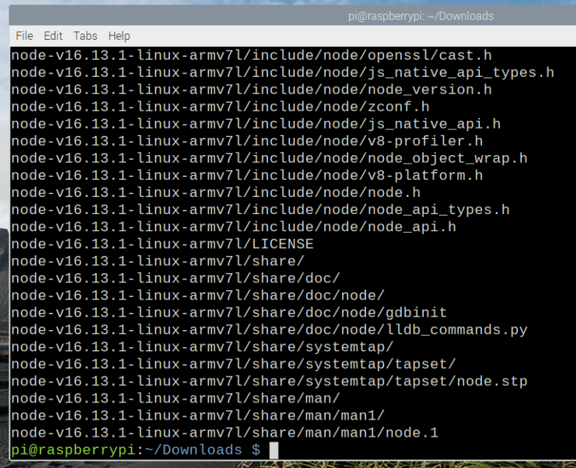 Install Node Js On Raspberry Pi 4