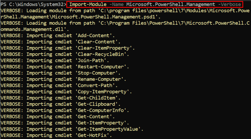 powershell-import-module