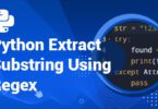 Python Extract Substring Using Regex