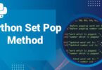 Python Set Pop Method