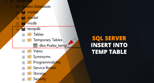 SQL Server Insert into Temp Table