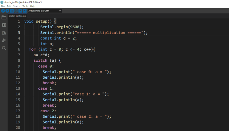 switch-case-statement-in-arduino