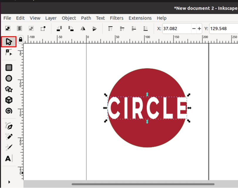 How to Convert Text to Shape in Inkscape