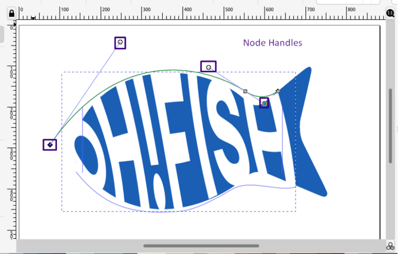 inkscape shape text