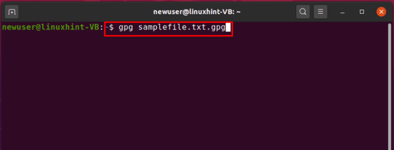 How To Encrypt File With Password Using GPG