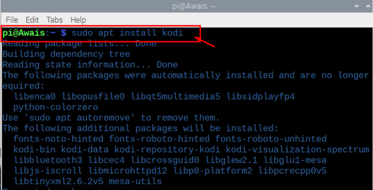 how to install kodi on raspberry pi zero