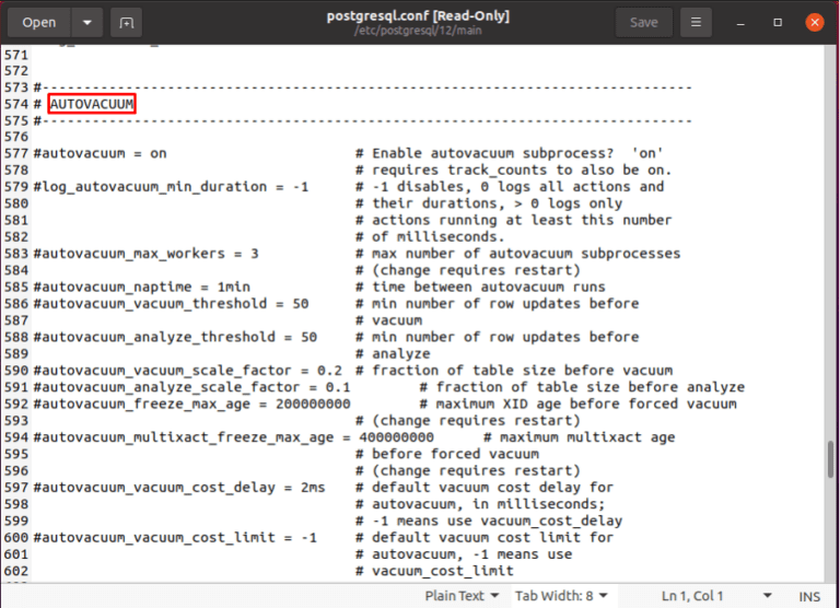 Autovacuum In PostgreSQL