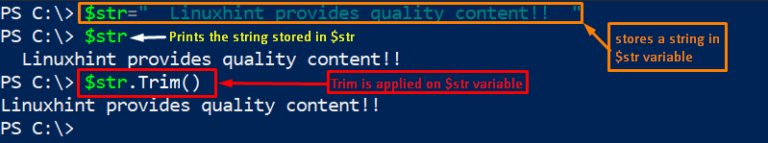 how-to-use-powershell-trim-method