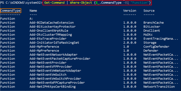 PowerShell Where Object Clause