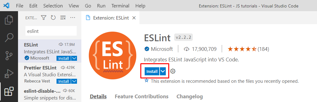 How to Enable Linting on Save in Visual Studio Code using ESLint